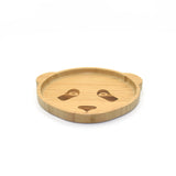 Panda Design Bamboo Suction Plate for Kids