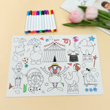 Silicone Graffiti Coloring Mat