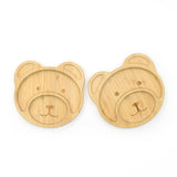 Bamboo Suction Plate for Kids – Bear Design