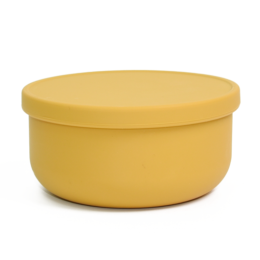 Silicone Baby Feeding Bowl with Lid (400mL)