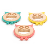 Owl Wood Silicone Teether