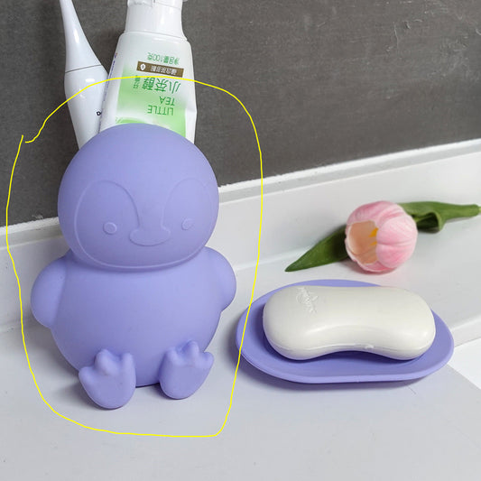 Penguin-shaped Toothbrush Cup