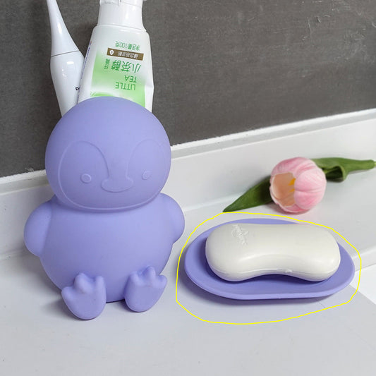 Penguin-shaped Soap Dish