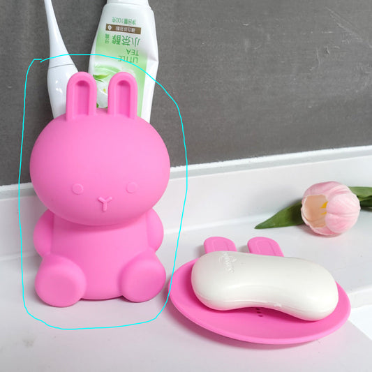 Rabbit-shaped Toothbrush Cup