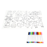 Silicone Graffiti Coloring Mat