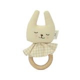 Wooden Ring Teething Toy & Rattle