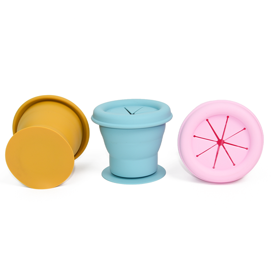 Silicone Baby Foldable Snack Cup