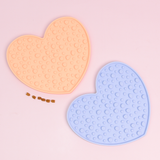 Heart-shaped Slow Feeder Mat