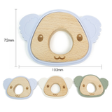Koala Wood Silicone Teether