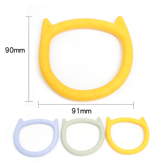 Cat-Shaped Baby Teething Ring