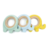 Animal-Shaped Silicone Wood Teether