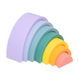 Silicone Stacked Rainbow