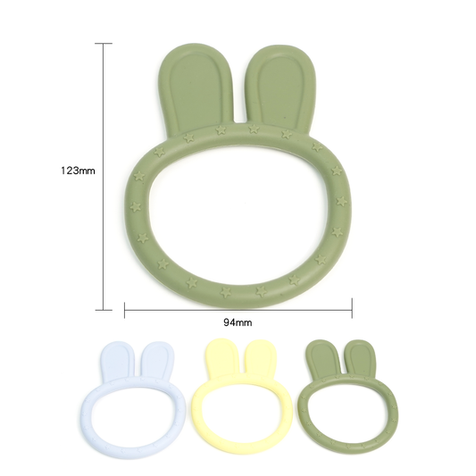 Rabbit-Shaped Baby Teething Ring