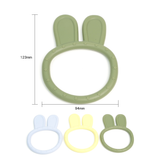 Rabbit-Shaped Baby Teething Ring