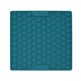 Honeycomb-Textured Slow Feeder Licking Mat for Pets