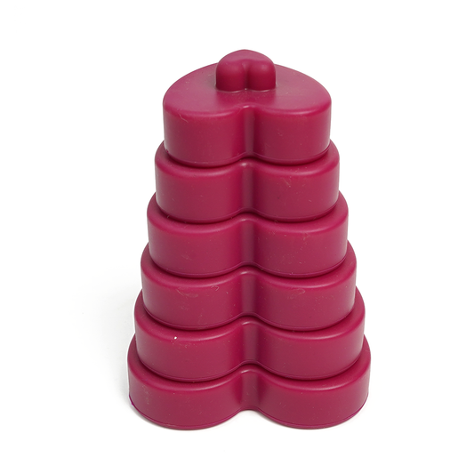 Silicone Heart-Shaped Building Blocks