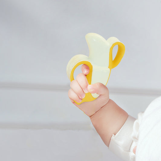 Banana Design Rubber Latex Baby Teether Toys