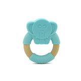 Elephant Silicone Wood Teether