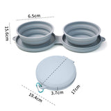 Collapsible Silicone Travel Dog Bowls