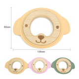 Dog Wood Silicone Teether
