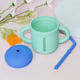 Leak-Proof Silicone Baby Straw Cup