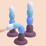 Soft Silicone Rainbow Dildo