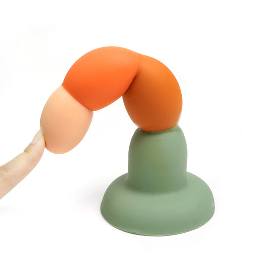 Soft Silicone Rainbow Dildo