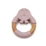 Penguin Silicone Wood Teether