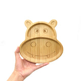 Bamboo Suction Plate for Kids – Hippo Design