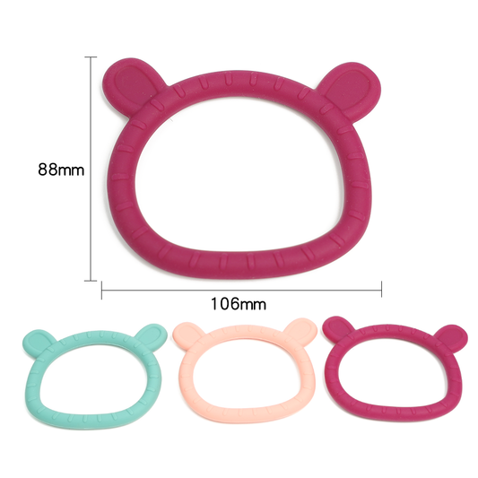 Bear-Shaped Baby Teething Ring