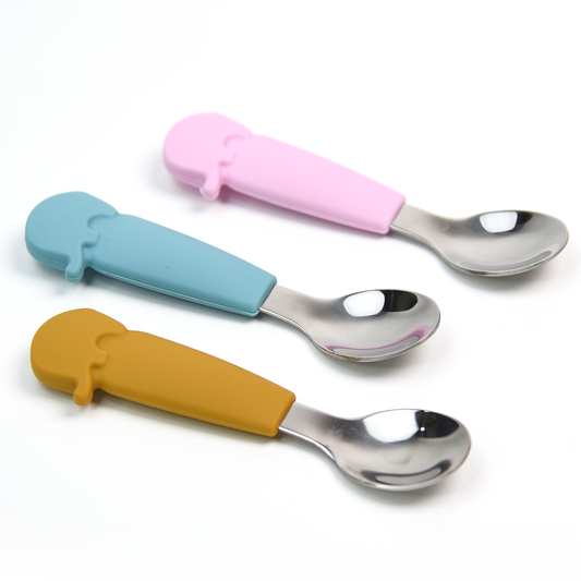 Animal-Handle Baby Spoons