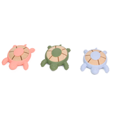 Ringed turtle Silicone Wood Teether