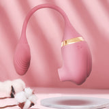 2-in-1 Clitoral Suction Stimulator with Egg Vibrator