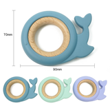 Animal-Shaped Silicone Wood Teether