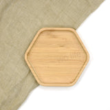 Kids Bamboo Suction Plate – Hexagon Shape