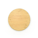 Round Suction Divided Plate in Bamboo