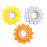 Sun-shaped Silicone Wood Teether