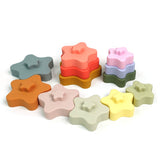 Silicone Stars Stacking Toy