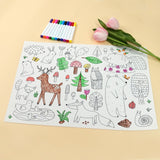 Silicone Graffiti Coloring Mat