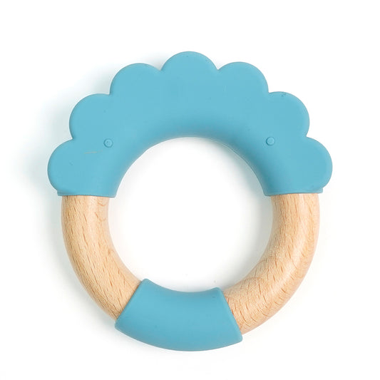 Lion-shaped Silicone Wood Teether