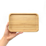 Rectangle Bamboo Suction Plate for Kids