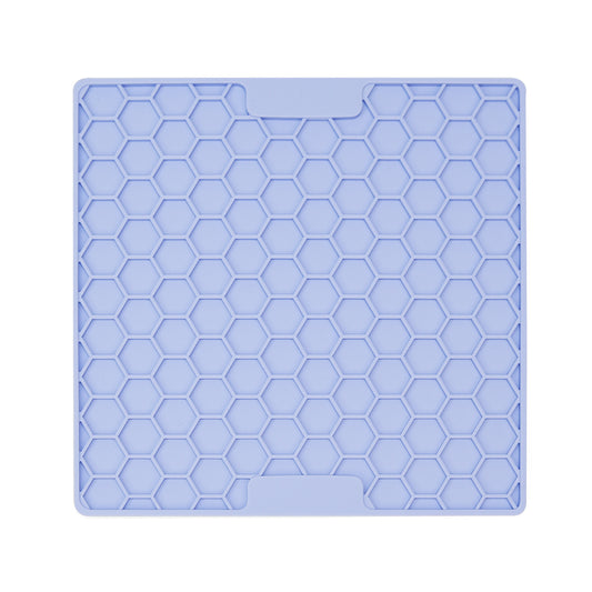 Honeycomb-Textured Slow Feeder Licking Mat for Pets