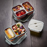 Folding Lunchbox with Fork