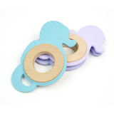 Sea Horse Silicone Wood Teether