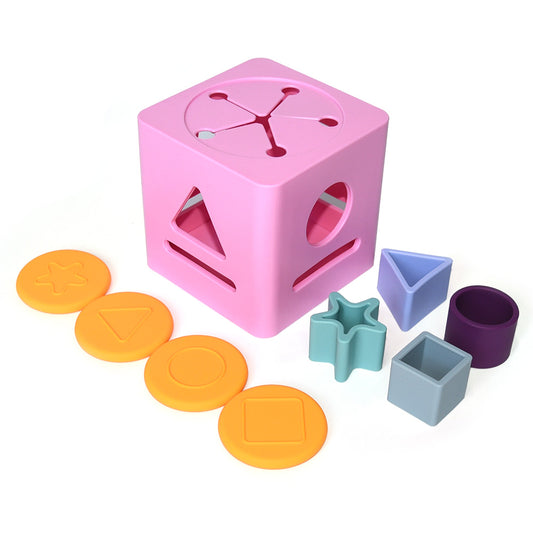 Silicone Shape Matching Box Toy