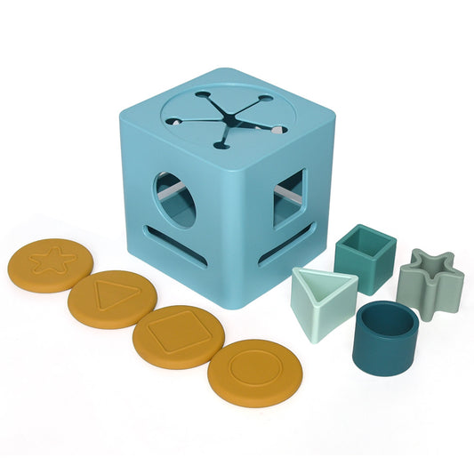 Silicone Shape Matching Box Toy