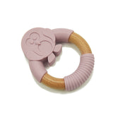Penguin Silicone Wood Teether