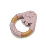 Penguin Silicone Wood Teether