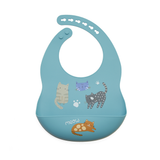 Lovely Printed Silicone Bib