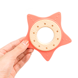 Starfish Silicone Wood Teether